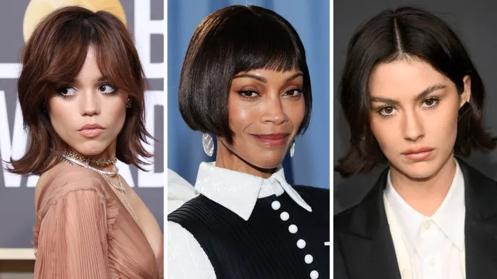 Picture of three women with bob cut.