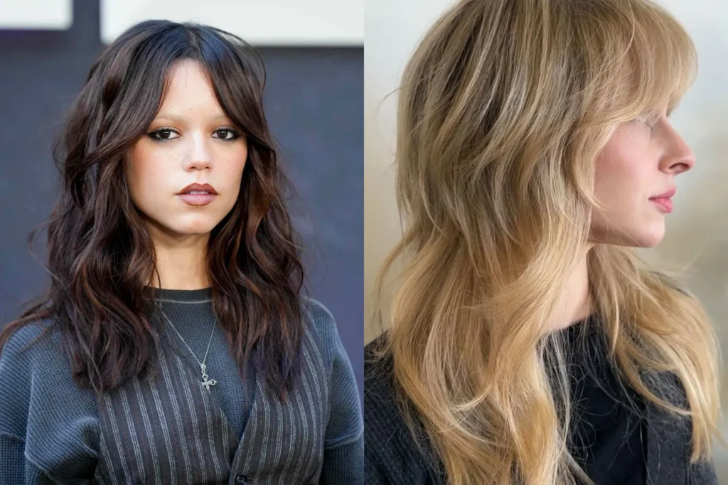 Soft shag haircut for women