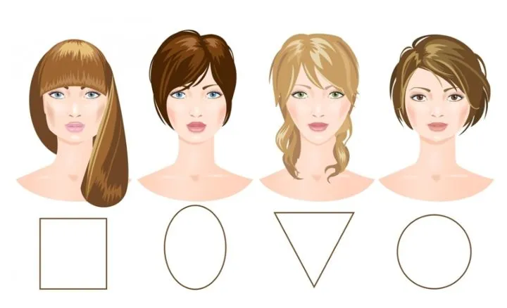 Different face shapes to know which is your gace shape.