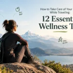 How to take care of your body while traveling with essential wellness tips for staying hydrated, eating well, resting, and staying active