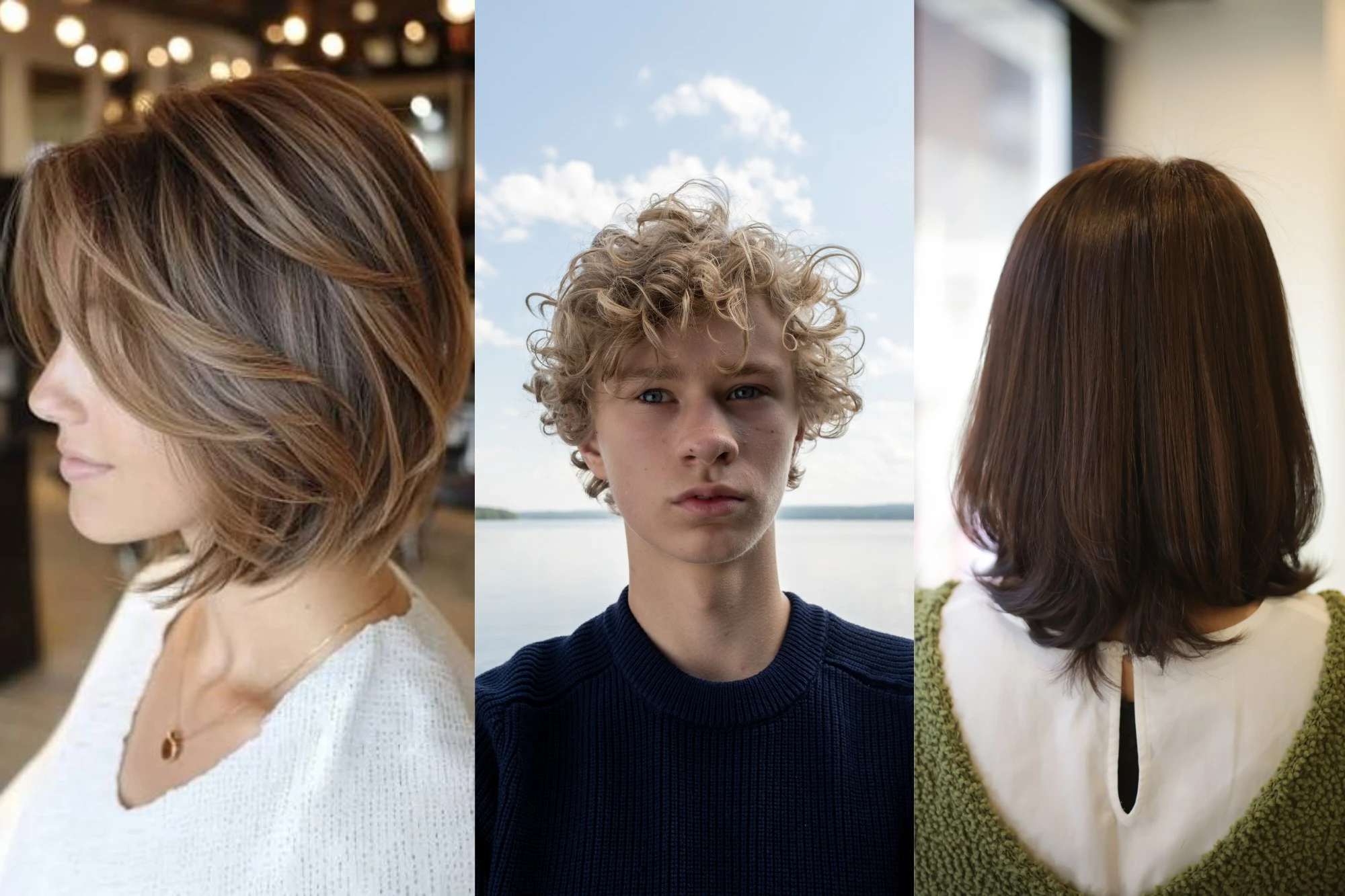 Medium length haircuts for male and female