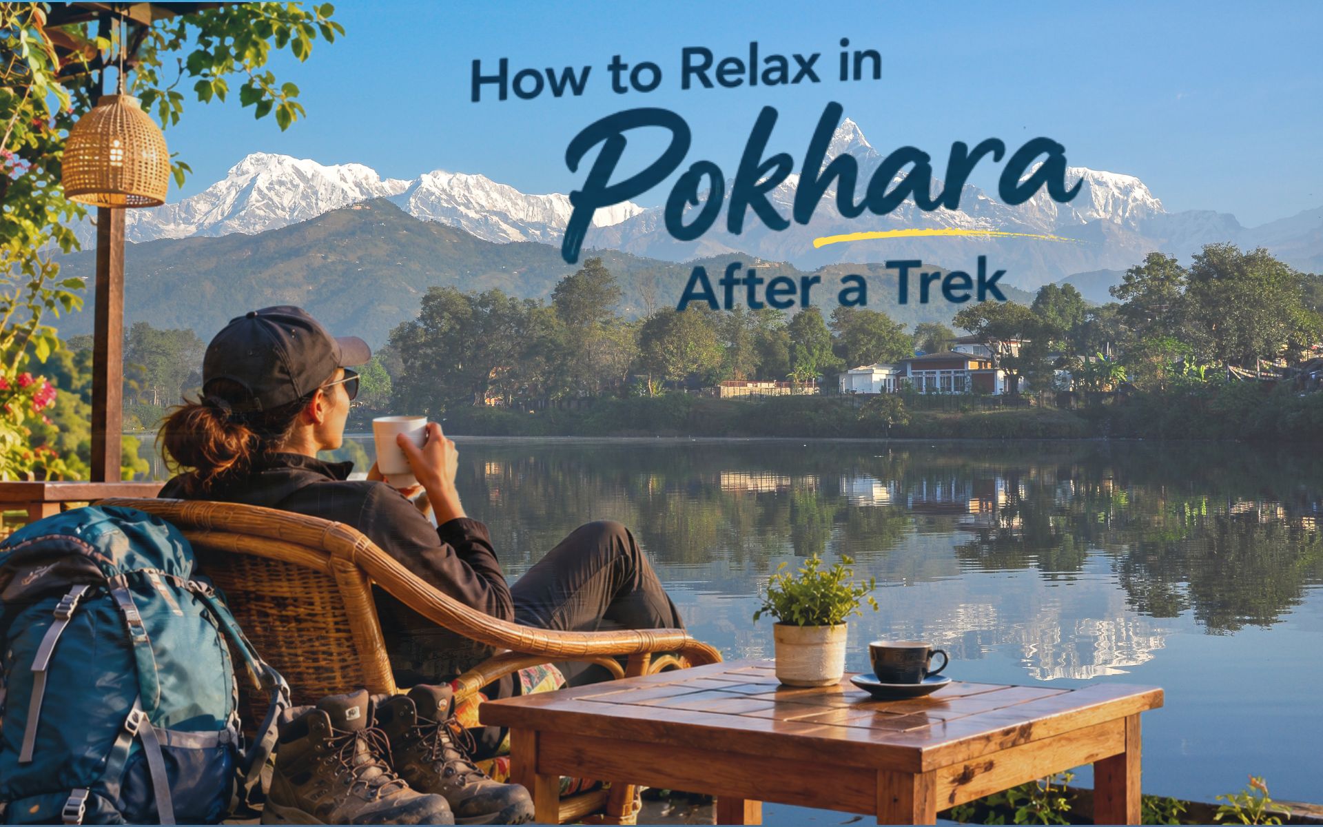 how to relax in Pokhara after a trek